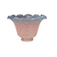 Meyda Lighting Fluted Bell 6" Pink and Blue Shade Glass