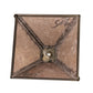 Meyda Lighting Fly Fishing 16" Antique Copper Frame With Silver Mica Shade Glass