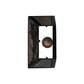 Meyda Lighting Fly Fishing Creek 13" 2-Light Antique Copper Wall Sconce With Silver Mica Shade Glass
