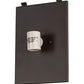 Meyda Lighting Fly Fishing Creek 16" 2-Light Oil Rubbed Bronze Wall Sconce With Amber Mica Shade Glass