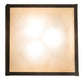 Meyda Lighting Fly Fishing Creek 18" 3-Light Craftsman Brown Pendant Light With Multi-Colored Shade Glass