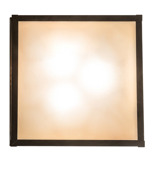 Meyda Lighting Fly Fishing Creek 18" 3-Light Craftsman Brown Pendant Light With Multi-Colored Shade Glass