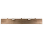Meyda Lighting Fly Fishing Creek 42" 4-Light Antique Copper Wall Sconce With Beige Iridescent Shade Glass