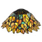 Meyda Lighting Follaje 16" Multi-Colored Shade Glass
