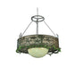 Meyda Lighting Fox Run 72" 20-Light Timeless Bronze Inverted Pendant Light