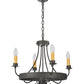 Meyda Lighting Franciscan 25" 5-Light Wrought Iron Chandelier