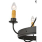 Meyda Lighting Franciscan 25" 5-Light Wrought Iron Chandelier