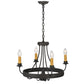 Meyda Lighting Franciscan 25" 5-Light Wrought Iron Chandelier