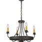 Meyda Lighting Franciscan 25" 5-Light Wrought Iron Chandelier