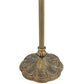 Meyda Lighting Franco 60" 2-Light Mahogany Bronze Floor Lamp With Multi-Colored Shade Glass