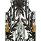 Meyda Lighting French Baroque 48" 16-Light Gilded Tobacco Chandelier With Clear Hurricane Shade Glass