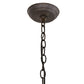 Meyda Lighting French Elegance 18" 3-Light Chestnut Chandelier Light With Ivory Faux Candlelight