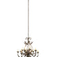 Meyda Lighting French Elegance 36" 12-Light Antiquity Chandelier With Ivory Faux Candlelight