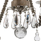 Meyda Lighting French Elegance 60" 16-Light Antique Silver Chandelier With Antique Silver Faux Candlelight