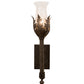 Meyda Lighting French Elegance 7" Antiquity Wall Sconce With Clear Shade Glass