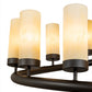 Meyda Lighting French Horn 60" 17-Light Oil Rubbed Bronze Chandelier With Creme Carrara Idalight Shade