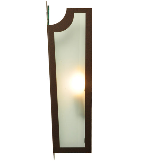 Meyda Lighting French Market 8" 2-Light Cafe Noir Wall Sconce With Contrail Mist Idalight Shade