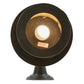 Meyda Lighting Fulton 10" Brown Hanging Wall Sconce With Beige Iridescent Shade Glass