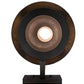 Meyda Lighting Fulton 10" Craftsman Brown Branches Wall Sconce With Beige Art Shade Glass