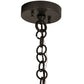 Meyda Lighting Fulton 10" Craftsman Brown Great Pines Pendant Light With Silver Mica Shade Glass