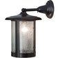 Meyda Lighting Fulton 10" Craftsman Brown Prime Solid Mount Wall Sconce With Clear Granite Shade