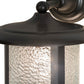 Meyda Lighting Fulton 10" Craftsman Brown Prime Solid Mount Wall Sconce With Clear Granite Shade