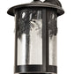 Meyda Lighting Fulton 12" Craftsman Brown On Brass Winter Pine Solid Mount Wall Sconce With Clear Seeded Shade Glass