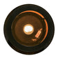 Meyda Lighting Fulton 12" Craftsman Brown Prime Pendant Light With Frosted Honey Art Shade Glass