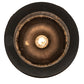 Meyda Lighting Fulton 14" Craftsman Brown Prime Pendant Light With Clear Seeded Shade Glass
