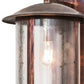 Meyda Lighting Fulton 15" Vintage Copper Wall Sconce With Clear Seeded Shade Glass