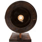 Meyda Lighting Fulton 15" Vintage Copper Wall Sconce With Clear Seeded Shade Glass