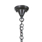 Meyda Lighting Fulton 18" Craftsman Brown Hanging Lantern Pendant Light With Amber Mica Shade Glass