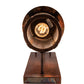 Meyda Lighting Fulton 221039 8" Vintage Copper Winter Pine Solid Mount Wall Sconce With Clear Seeded Shade Glass