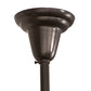 Meyda Lighting Fulton 24" 4-Light Craftsman Brown Winter Pine Pendant Light With Clear Seeded Shade Glass