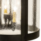 Meyda Lighting Fulton 25" 8-Light Oil Rubbed Bronze Prime Lantern Pendant Light With Clear Seeded Shade Glass