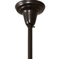 Meyda Lighting Fulton 42" 5-Light Craftsman Brown Prime Chandelier With Beige Art Shade Glass