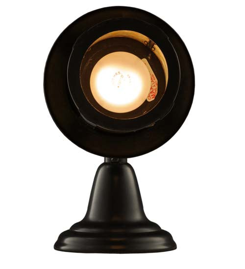 Meyda Lighting Fulton 6" Craftsman Brown Deer Creek Solid Mount Wall Sconce With Beige Iridescent Shade Glass