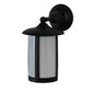 Meyda Lighting Fulton 8" Brown Wall Sconce With White Opal Shade Glass