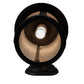 Meyda Lighting Fulton 8" Brown Wall Sconce With White Opal Shade Glass