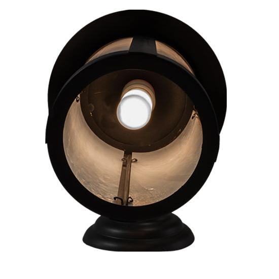 Meyda Lighting Fulton 8" Brown Wall Sconce With White Opal Shade Glass