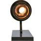 Meyda Lighting Fulton 8" Craftsman Brown Fly Fishing Creek Solid Mount Wall Sconce With Beige Iridescent Shade Glass