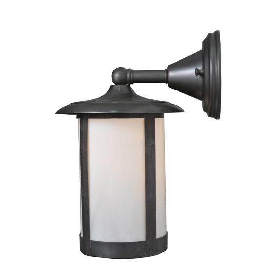 Meyda Lighting Fulton 8" Craftsman Brown Wall Sconce