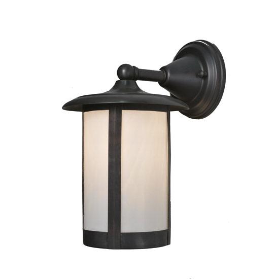 Meyda Lighting Fulton 8" Craftsman Brown Wall Sconce