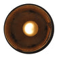 Meyda Lighting Fulton 8" Rust Lone Bear Pendant Light With Amber Mica Shade Glass