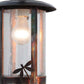 Meyda Lighting Fulton 8" Vintage Copper Dragonfly Pendant Light With Clear Seeded Shade Glass