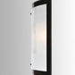 Meyda Lighting Fused Glass 24" 3-Light Mirror Black Twigs Wall Sconce With White & Black Twigs Shade Glass