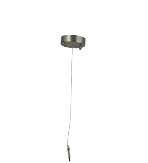 Meyda Lighting Galactica 210" 12-Light 12-Arm LED Brushed Aluminum Pendant Light System