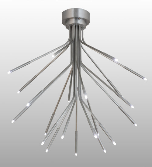 Meyda Lighting Galassia 28" 21-Light Aluminum Flush Mount Light