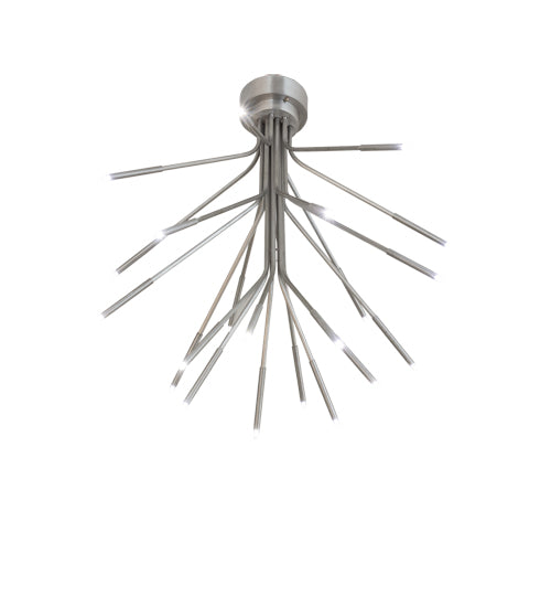 Meyda Lighting Galassia 28" 21-Light Aluminum Flush Mount Light