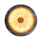 Meyda Lighting Galatia 12" Textured Black Pendant Light With Gray Seeded Mercury Shade Glass